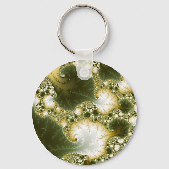 Polyatomic - Fractal Key Ring (Front)