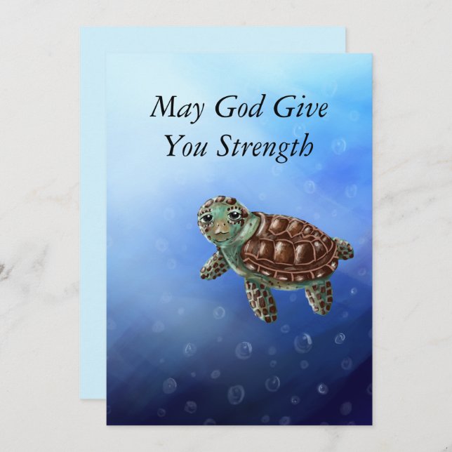 Polycarp's Journey Sympathy Card (Front/Back)