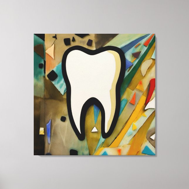 Polychromatic Grin Canvas Print (Front)