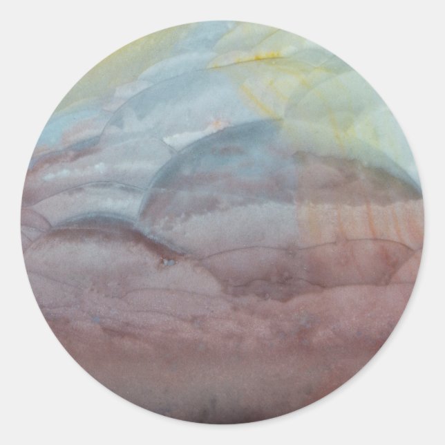Polychrome Jasper Classic Round Sticker (Front)