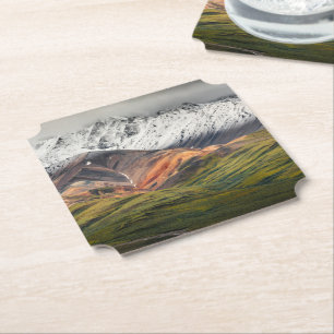 Polychrome mountain, Denali NP, Alaska Paper Coaster