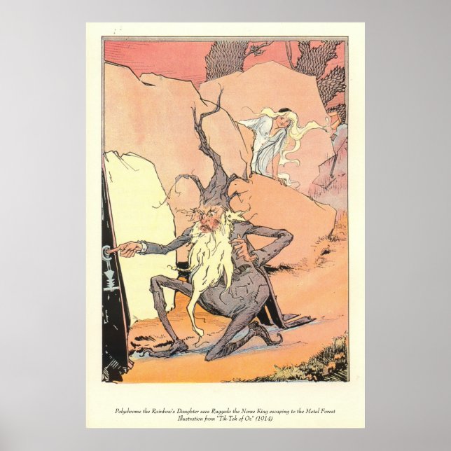 Polychrome sees Ruggedo escaping Poster (Front)