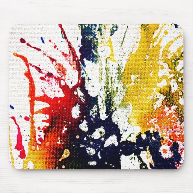 Polychromoptic #13B by Michael Moffa Mouse Pad (Front)