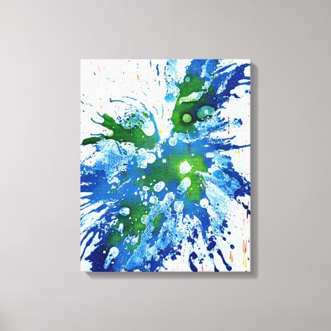 Polychromoptic #14 by Michael Moffa Canvas Print (Front)
