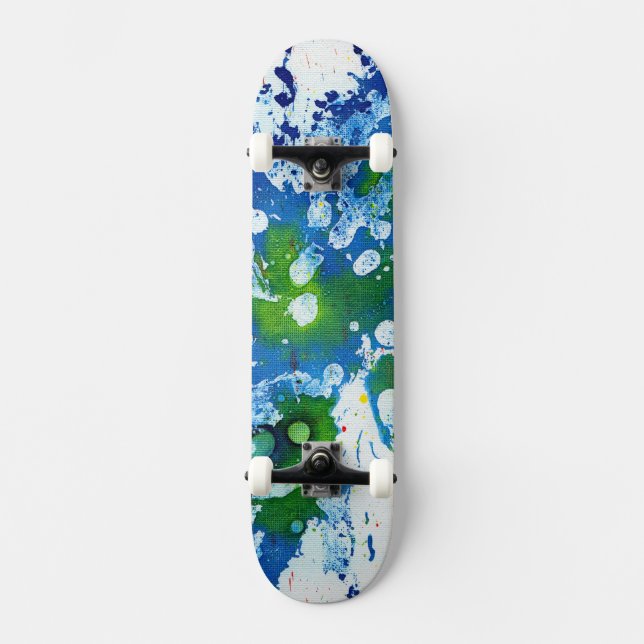 Polychromoptic #14 by Michael Moffa Skateboard (Front)