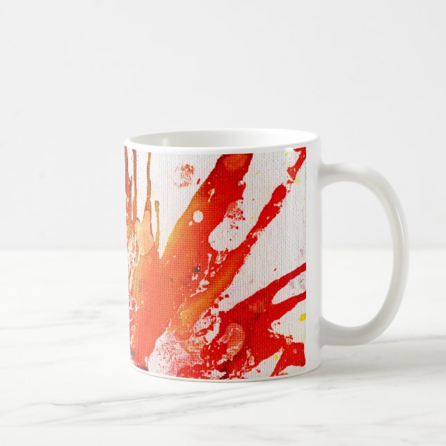 Polychromoptic #15B by Michael Moffa Coffee Mug (Right)
