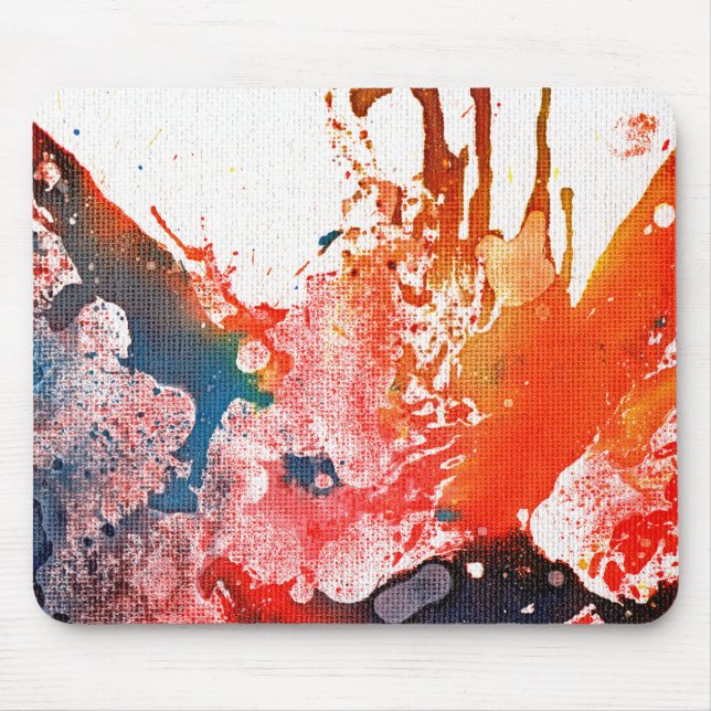 Polychromoptic #15B by Michael Moffa Mouse Pad (Front)