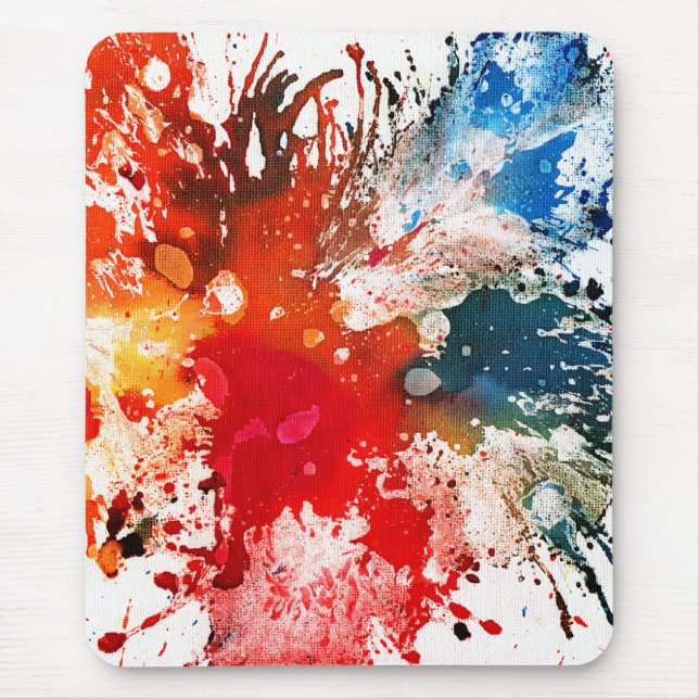 Polychromoptic #16 by Michael Moffa Mouse Pad (Front)