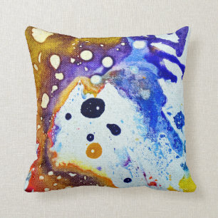 Polychromoptic #1B by Michael Moffa Cushion