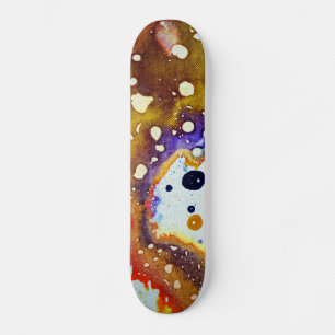 Polychromoptic #1B by Michael Moffa Skateboard