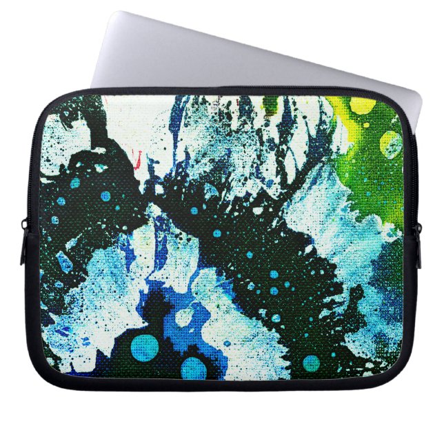 Polychromoptic #2C by Michael Moffa Laptop Sleeve (Front)