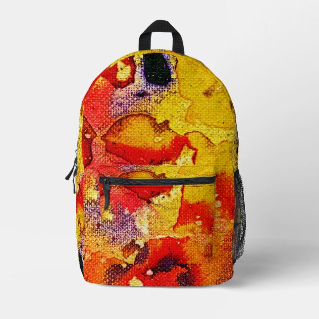 Polychromoptic 3 from Michael Moffa Printed Backpack (Front)