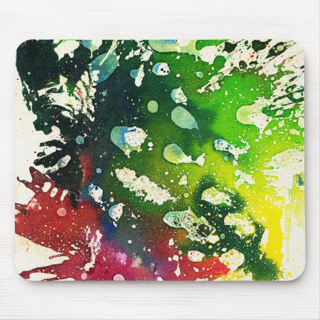 Polychromoptic #4 by Michael Moffa Mouse Pad (Front)