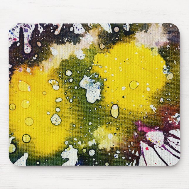 Polychromoptic #7 by Michael Moffa Mouse Pad (Front)