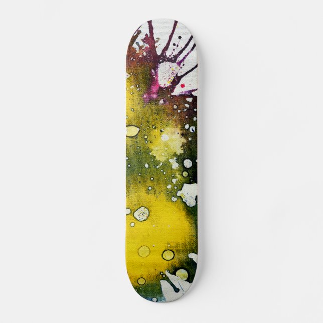 Polychromoptic #7 by Michael Moffa Skateboard (Front)