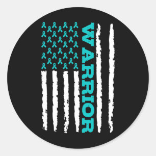 Polycystic Kidney Disease Awareness 1  Classic Round Sticker