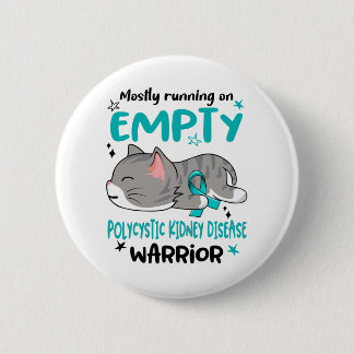 Polycystic Kidney Disease Awareness Month Ribbon 6 Cm Round Badge