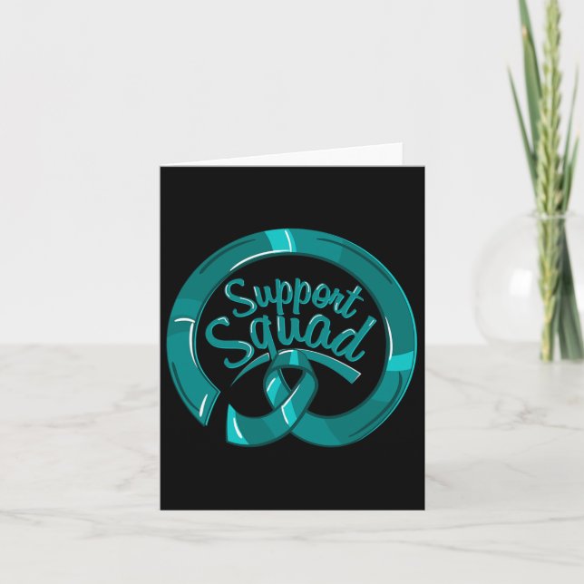 Polycystic Kidney Disease Awareness Support Squad  Card (Front)