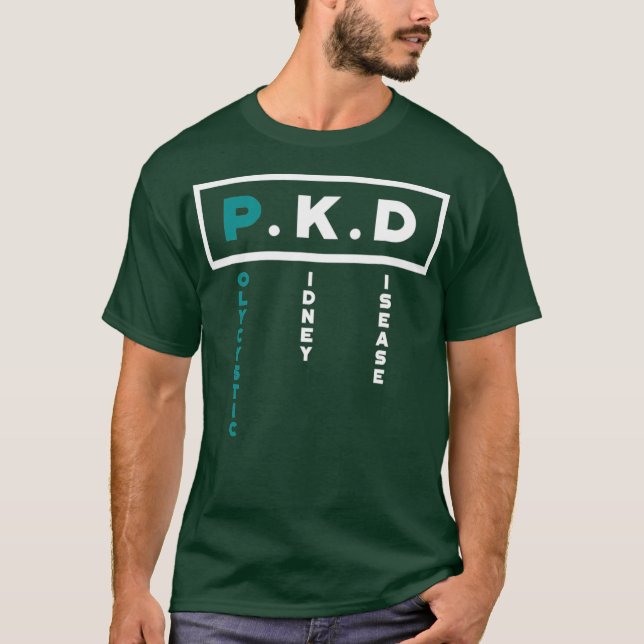 Polycystic Kidney Disease  PKD Awareness Family T-Shirt (Front)