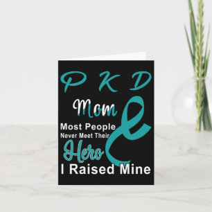 Polycystic Kidney Disease Pkd Awareness Mum Suppor Card