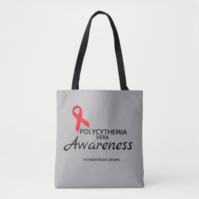 Polycythemia Vera Awareness Tote Bag (Front)