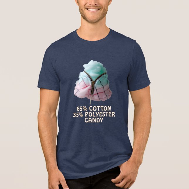 Polyester-Cotton Blend Candy Tri-Blend Shirt (Front)