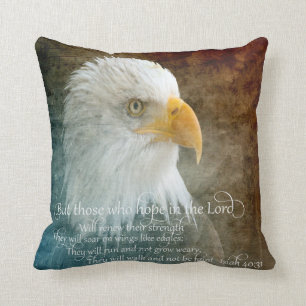 Polyester Throw Pillow 16" x 16" - Soar - Eagle