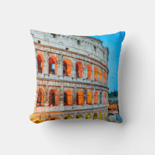 Polyester Throw Pillow, Throw Pillow Colosseum