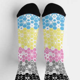 Polygender Pride Flag Socks