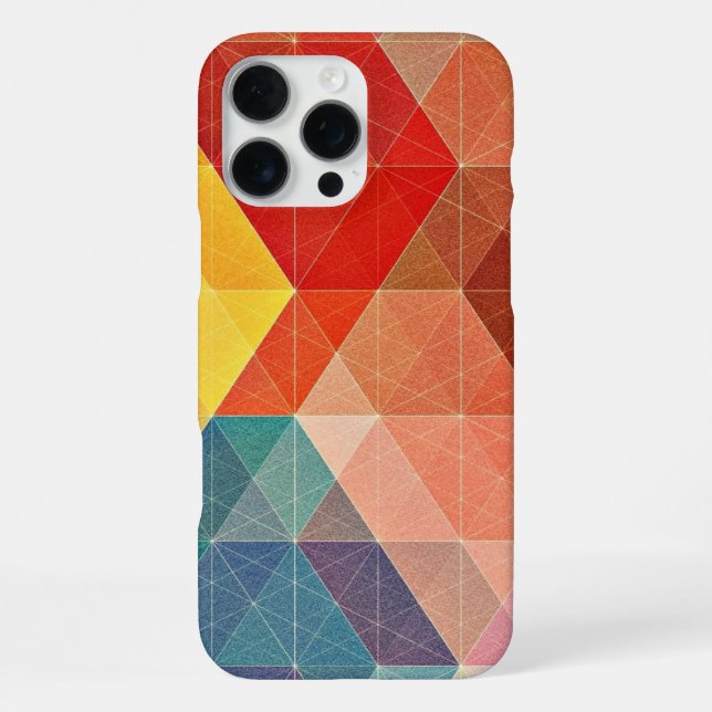 Polygon Abstract iPhone Case (Back)