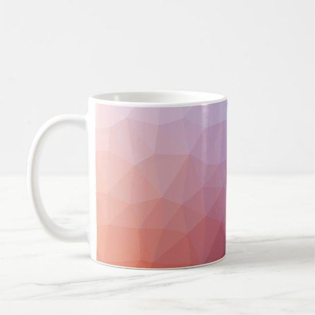  polygon abstract. Modern abstract illustration wi Coffee Mug (Left)