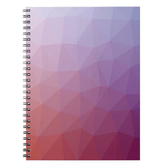  polygon abstract. Modern abstract illustration wi Notebook (Front)