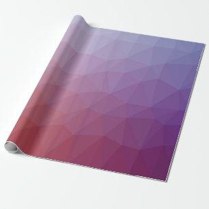 polygon abstract. Modern abstract illustration wi Wrapping Paper