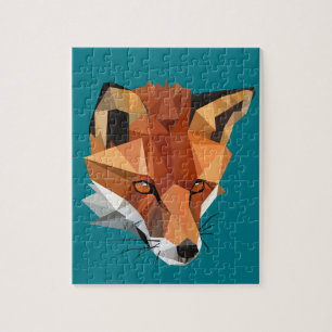 Polygon Fox Custom Jigsaw Puzzle