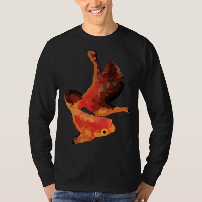 Polygon Gold Fish Potrait T-Shirt (Front)