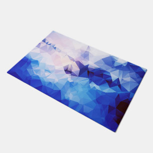 Polygon graphic doormat