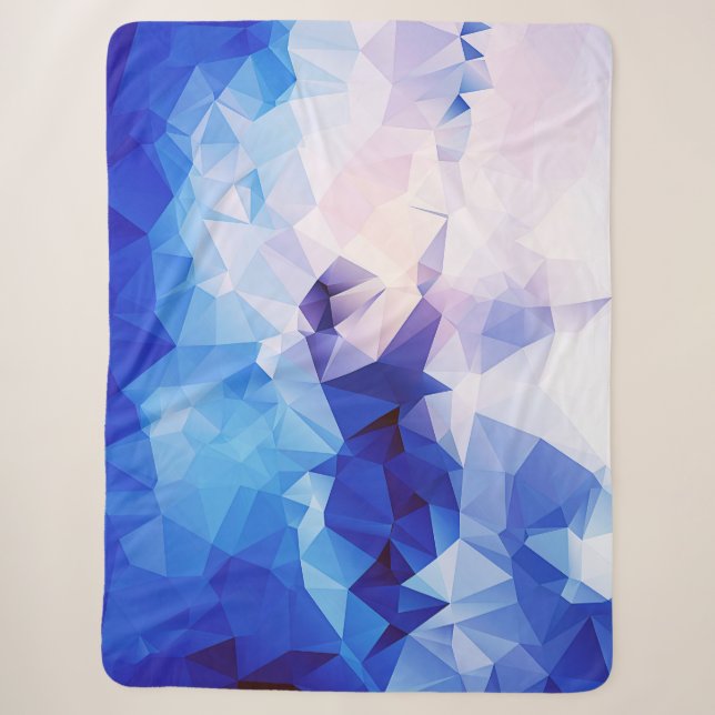 Polygon graphic sherpa blanket (Front)
