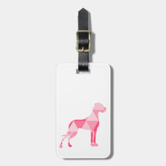 Polygon Great Dane Pink Luggage Tag