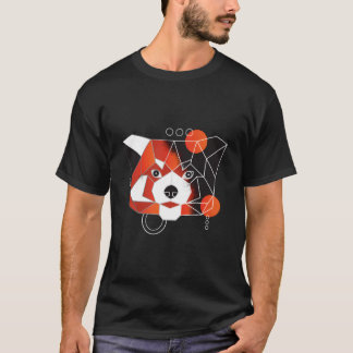 Polygon Red Panda Minimal T-Shirt