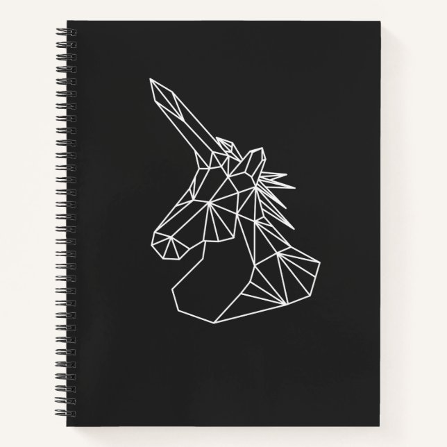 Polygon Unicorn Notebook (Front)
