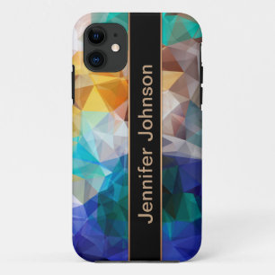 Polygonal personalised geometrical shapes triangle Case-Mate iPhone case