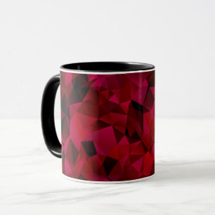 polygonal, triangles mug