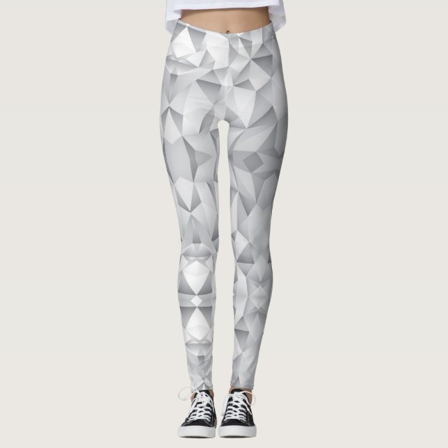 Polygone Love - Power Yoga Leggings (Front)