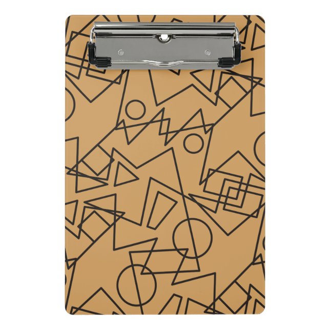 Polygons Rings Triangles Rectangles Squares MIX Mini Clipboard (Front)