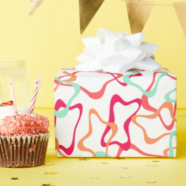 Polygons  wrapping paper (Birthday Party)