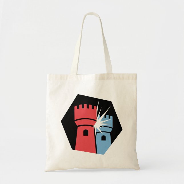 Polyhedron Collider Podcast - Collider Towers Tote Bag (Front)