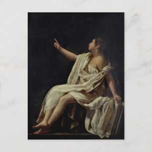 Polyhymnia, the Muse of Lyric Poetry, 1620 Postcard