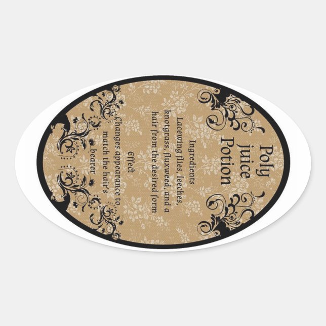 Polyjuice potion label (Front)
