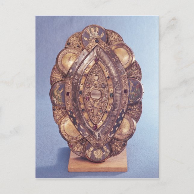 Polylobed elliptical reliquary postcard (Front)
