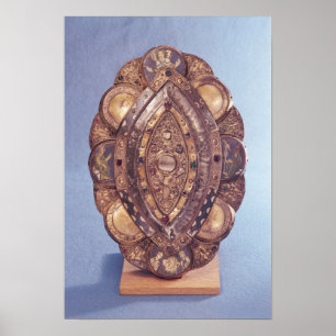 Polylobed elliptical reliquary poster
